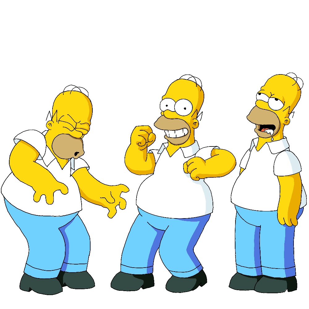 Homer drei Emotionen